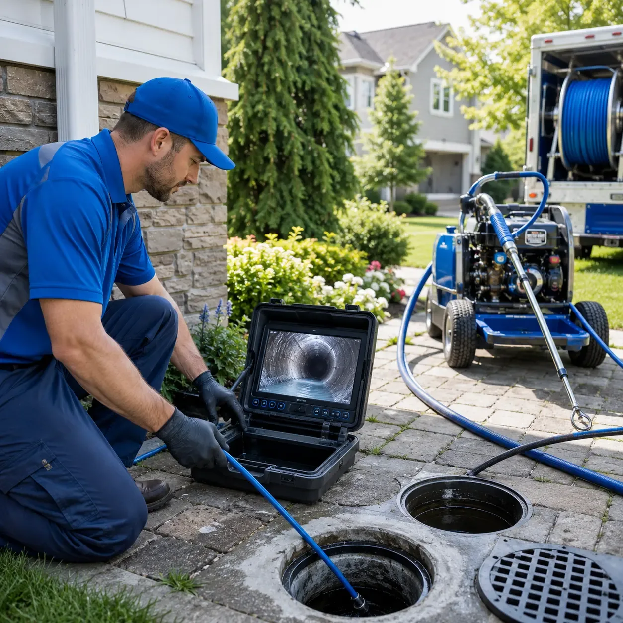Outdoor drain cleaning professionals serving Gantt, AL